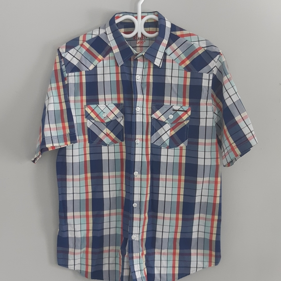 Lee Button down plaid Men's Shirt Size L - Picture 5 of 8